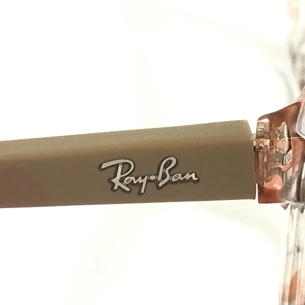 Ray-Ban Kids Eyeglasses Frame RY1591 3809 Nude Clear Cat Eye Full Rim 48-16-130
